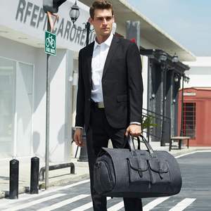 Free sample Carry-on Hanging Garment Bags <b>for</b> Travel, 2-1 Convertible Duffel Suit Bag <b>for</b> <b>Men</b> and Women - Product Image 5
