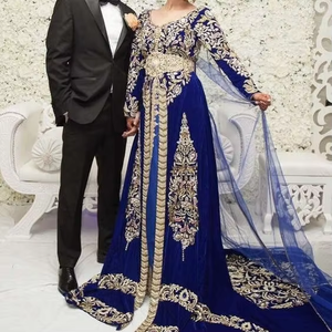 Nupcial elegante hermosa ATIYA LIBAS Lehenga Choli con bordado Zardozi pesado acetato hasta el suelo para vestido de novia 2019 - Product Image 4