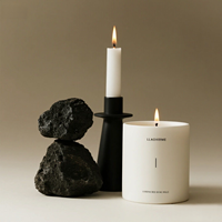 C&H Wholesale - Bougies parfumées aromathérapeutiques de luxe à logo personnalisé, longue durée, pour la maison, avec boîte pliable