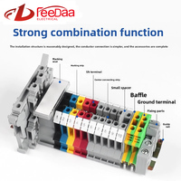 Bornier de raccordement sur rail DIN série UK, connexion universelle par vis, borniers modulaires UK2.5B UK3N UK5N UK6N UK10N UK16N PA66