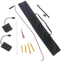 Kit de Bloqueo con Gancho de Extensión Larga, Bomba Inflable de Aire para Automóviles, Herramientas de Apertura de Puertas de Vehículos para Cerrajeros