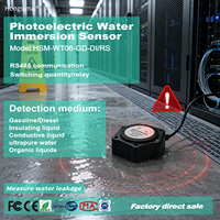 Détecteur de fuite d'eau photoélectrique à point unique, détecteur d'immersion dans l'eau, sortie interrupteur, étanche IP68 pour centre de données, salle de serveurs