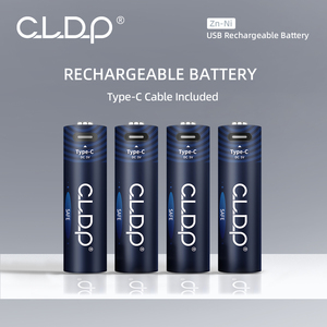 Suitable USB <b>Rechargeable</b> <b>Batteries</b> 1.5V 1.6V Nizn 1800 MWH Chargeable <b>Batteries</b> Nimh 1.2v Cell AA <b>AAA</b> USB Type C <b>Battery</b> - Product Image 3