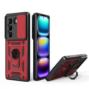 Schiebefenster 2 in 1 Coque De Telefon 360 Ring Telefon hülle Rückseite für <span class=keywords><strong>Infinix</strong></span> Hot 50 Pro 4G Hinweis 40 5G Zero 30 Plus 50i 50X - Product Image 2