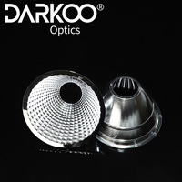 Lentille optique Cob Led haute puissance, diffuseur de lumière à 36 degrés, feuilles de lampe en plastique ondulé, couvercle réflecteur Pmma