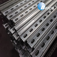 Profilé en C en acier inoxydable BESCA SS304/SS316 - Compatible Unistrut - Galvanisé à chaud pour systèmes de montage solaire