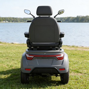 Economical EEC Certified/ Four-Wheel Electric Scooter/ LED Indicator Light /With Seat <b>Backrest</b> /Electric Vista Quater-3 - Product Image 1