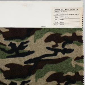 100% Polyester Mùa Thu Mùa Đông Vải Ánh Sáng Trọng Lượng Cực <span class=keywords><strong>Fleece</strong></span> In Đan Cho Áo Vải - Product Image 5