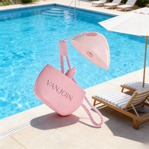 Conteneur de crème solaire écologique sans BPA en PP de 50 ml avec <span class=keywords><strong>sangle</strong></span> de maintien pour l'emballage des produits de soin de la peau, volley-ball de plage, fêtes <span class=keywords><strong>à</strong></span> la <span class=keywords><strong>piscine</strong></span> - Product Image 2