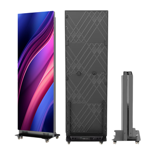 Giyim yeni koleksiyon promotör taşınabilir döküm LED lambalı Poster ekran yüksek parlaklık 800cd 2mm piksel aralığı 3-Year garanti için - Product Image 4