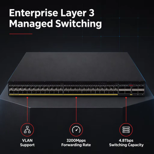 Nouveau commutateur réseau H3C S6880-48X8C en stock, intelligent haute densité avec 8 ports QSFP28 40/100GE et 48 ports SFP+ 1/10GE - Product Image 2
