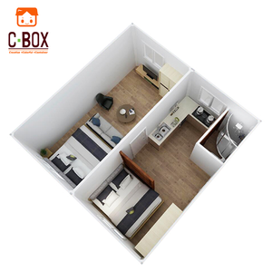 Cbox Modern Modular 2 Bedroom Prefabricated Living 20ft Prefab Container House for Sale - Product Image 6