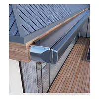 Auvent latéral rétractable automatique pour l'extérieur / Auvent enroulable en aluminium / Auvent de porte