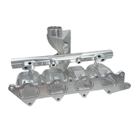 Pièces tournées sur commande de précision à 5 axes, kit de collecteur d'admission en aluminium pour moteur, pièces d'usinage automobile