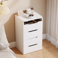 Table de toilette avec miroir éclairé par LED de style moderne, design à rabat, meubles de chambre à coucher, caractéristiques amovibles et personnalisables, hôtels, usage domestique