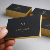 Cartes de visite de luxe personnalisées en feuille d'or, invitations de mariage gaufrées, logo personnalisé, pour remise de diplôme et fête prénuptiale