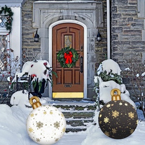 Boules de Noël gonflables en PVC, sports et divertissements, décorations d'intérieur et d'extérieur, jouet de Noël, cadeau de fête - Product Image 4