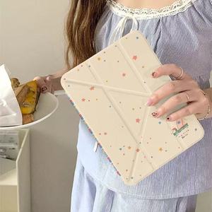 Skin Star Y Fold PU Transparent Case for iPad Air4/5 Pro 2024 <b>7</b>/8/9/10th Gen <b>Tablet</b> Cover - Product Image 2