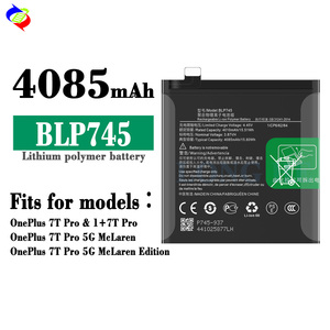 <span class=keywords><strong>OnePlus</strong></span> — <span class=keywords><strong>batterie</strong></span> pour téléphone portable, 4085mAh, BLP745, 1 + <span class=keywords><strong>7T</strong></span> Pro, 4G/5G, pour <span class=keywords><strong>OnePlus</strong></span> <span class=keywords><strong>7T</strong></span> to to - Product Image 2
