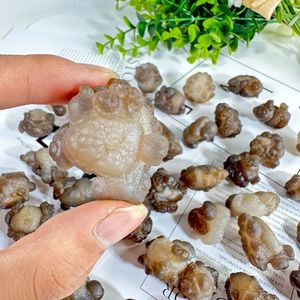 Nouveautés : Spécimen minéral naturel d'agate panda brute, pierre d'agate pictographique pour la décoration et la collection - Product Image 3