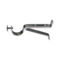 Supports de tringle à rideaux électriques FADIYA de luxe en alliage d'aluminium, contemporains, réglables, robustes et durables pour salon