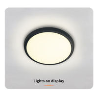 Plafonnier LED moderne IP65 en aluminium moulé sous pression 18W 6000K AC220V anti-poussière CRI élevé 80 Garantie de 2 ans