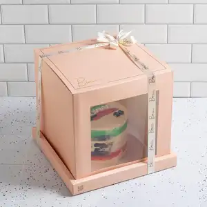 Benutzer definierte gedruckte tragbare Geschenk Eve Apple Sweets Box Kekse Verpackung Papier Weihnachts kuchen Papier Box