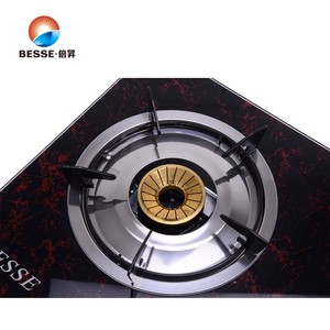 Table de cuisson à gaz à deux brûleurs avec panneau en verre et cadre en acier inoxydable, cuisinière portable pour cuisine extérieure, idéale pour la maison, les restaurants et les hôtels, facile à nettoyer - Product Image 3