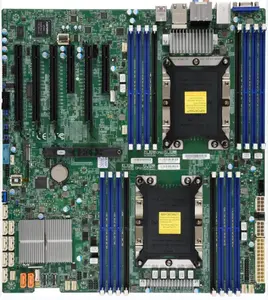 X11DAi-N Xeon โปรเซสเซอร์แบบปรับขนาดได้ซ็อกเก็ตคู่ LGA-3647 DDR4 PCI-E 3.0 M.2 SATA3เวิร์กสเตชันและเมนบอร์ดเซิร์ฟเวอร์