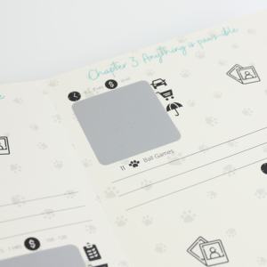 Impression personnalisée Famille Notre aventure Date Voyage de nuit Le défi de l'aventure Livre à gratter pour les couples - Product Image 5