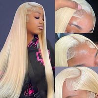 Peluca frontal de encaje HD 13x6 13x4 al por mayor, cabello humano virgen rubio, pelucas de encaje rubias, cabello vietnamita virgen rubio 613, peluca de cabello humano