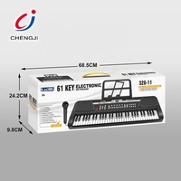 Chengji Hot Sale Electronic 61 Key Keyboard Musical Instruments with Microphone