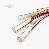 Tabung Keramik Piezoelektrik YUHAI Ultrasonik Miniatur PZT5 Model Tabung Piezo OD6.35*ID5.08*12.7 Sensor Tahan Lama