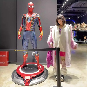 Esculturas <span class=keywords><strong>de</strong></span> Películas <span class=keywords><strong>de</strong></span> Marvel, Estatuas <span class=keywords><strong>de</strong></span> Iron Man, Spider-Man y Hulk <span class=keywords><strong>de</strong></span> Tamaño Real para Decoración <span class=keywords><strong>de</strong></span> Tiendas Comerciales - Product Image 3