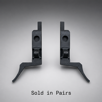 Mâchoire de préhension courbée usinée CNC, pièce de rechange pour machine à cordes solaires 45 #   Pièces de fixation pour équipement photovoltaïque en acier oxydé noir