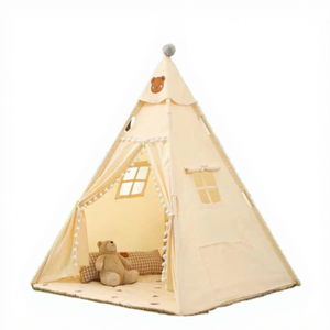 Tiendas personalizadas para niños casa de juegos <span class=keywords><strong>tipi</strong></span> plegable interior con bola de tela - Product Image 1