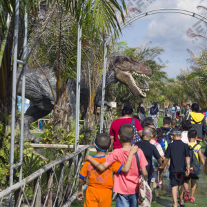 Dinosaurio Animatrónico Móvil Gigante para Parque Temático, Disfraces de Dinosaurio Animatrónico Personalizados - Product Image 4