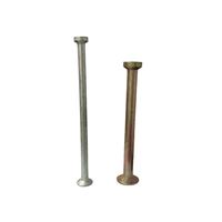 Insert de levage monobloc forgé à double tête ronde pour construction préfabriquée