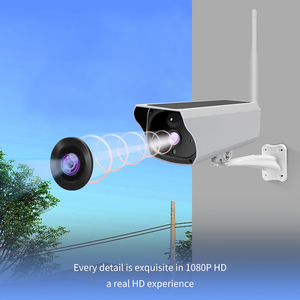 Ngoài trời năng lượng mặt trời Powered Full HD 1080P PTZ dome camera không dây CCTV An Ninh với tầm nhìn ban đêm và hai chiều tính năng âm thanh - Product Image 2