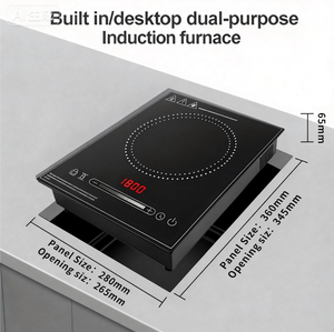 Cuisinière à <span class=keywords><strong>induction</strong></span> <span class=keywords><strong>encastrable</strong></span> avec contrôle tactile pour hôtels et usage extérieur - Product Image 4