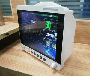 Moniteur multiparamètres vétérinaire édition commerce extérieur <span class=keywords><strong>pour</strong></span> animaux <span class=keywords><strong>de</strong></span> compagnie, détecteur portable alimenté par courant alternatif, matériau ABS, ECG 12 pouces. Écran TFT couleur - Product Image 6