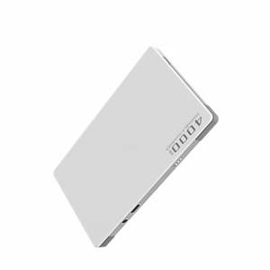 Batterie Li-polymère personnalisable avec logo, câble double intégré, charge rapide du <span class=keywords><strong>téléphone</strong></span>, portable, 4000 mAh, taille carte de <span class=keywords><strong>crédit</strong></span>, power <span class=keywords><strong>bank</strong></span> mobile - Product Image 6