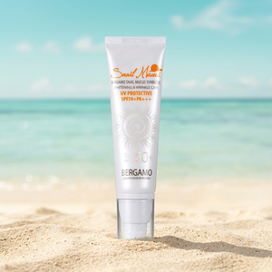 BERGAMO CARACOL MUCUS SUN CREAM (SPF50 + PA +++ 50g) Corea Protector UV Hidratante Antiarrugas Cruelty-Free - Product Image 3