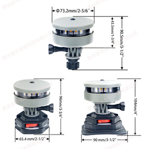 Lumière de bateau LED rouge et verte, lumière de navigation pour kayak, pêche, rechargeable, IP65, plastique, utilisation en extérieur - Product Image 4