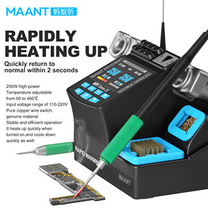 Mesa de Soldadura Digital Inteligente MaAnt 2S-210 de 200W, Compatible con Mangos <span class=keywords><strong>C210</strong></span>/245/115, Reparación de Teléfonos Móviles Electrónicos sin Plomo, CA - Product Image 4