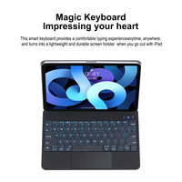 Tablet ve kılıfları için kablosuz sihirli klavye kapak Touchpad klavyeler koruma Ipad kılıfı Pro 11 inç Ipad hava 4/5th Gen
