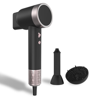 Sèche-cheveux ionique professionnel avec diffuseur, léger et compact, 1400W, pour salon et voyage, avec moteur AC haute vitesse pour femmes et hommes