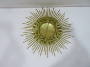 Золотые роскошные декоративные металлические настенные зеркала для гостиной - Product Image 6