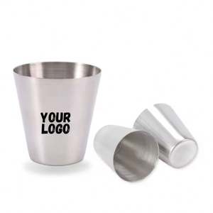 Vaso de Vino de Metal Irrompible de 30 ml con Impresión Personalizada, Mini Vaso de Acero Inoxidable para Chupitos de 1 oz - Product Image 2