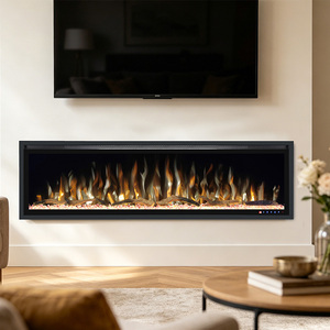 Chimenea <span class=keywords><strong>Eléctrica</strong></span> Decorativa Moderna de 42, 50, 60 y 71 Pulgadas, Chimenea de Pared <span class=keywords><strong>para</strong></span> <span class=keywords><strong>Sala</strong></span> de Estar u Hotel - Product Image 2